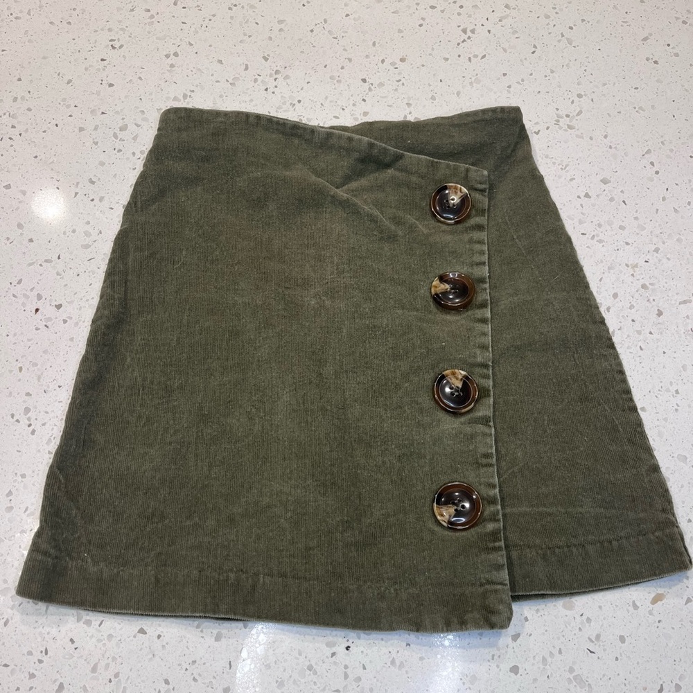 S Alter’d State Green Mini Skirt